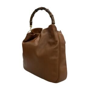 Gucci Bamboo 2way handbag Brown bag shoulder crossbody